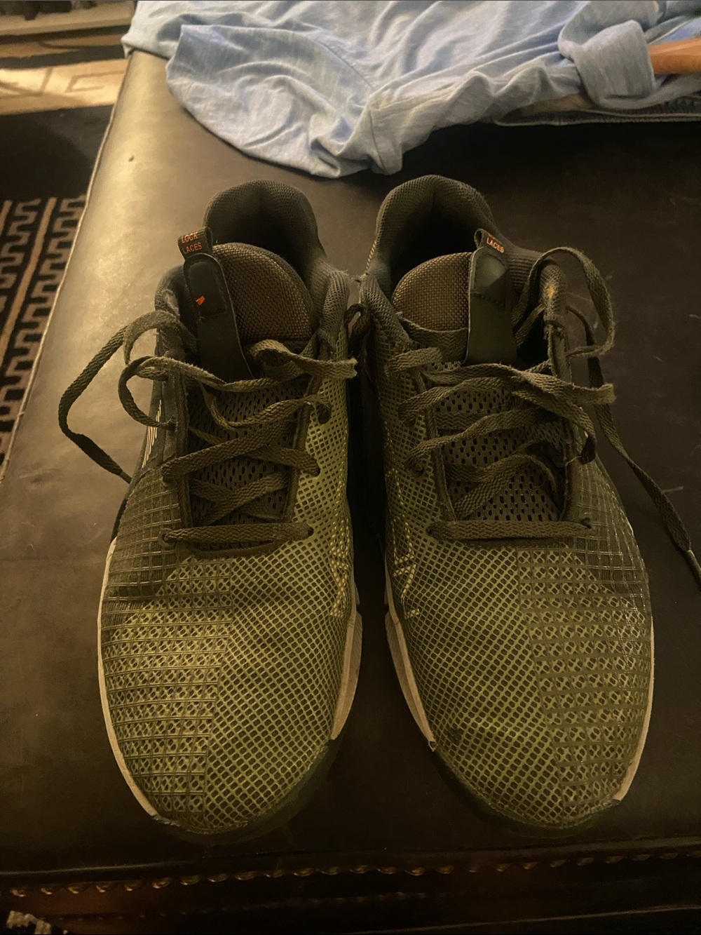 Nike Men's Olive Green Mesh Running Sneakers